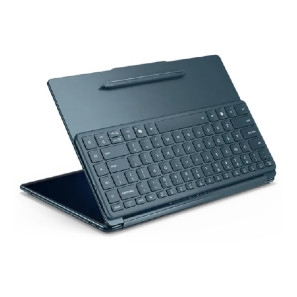Lenovo Yoga Book 9 14IAH10 , Tidal Teal , 2x14 , OLED , Touchscreen , 2.8K WQXGA+ , 2880 x 1800 pixels , Intel Core Ultra 7 , 255H , 32 GB , Soldered LPDDR5x , Solid-state drive capacity 1000 GB , Intel Arc 140T GPU , Windows 11 Pro , 802.11be , Bluetooth