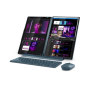 Lenovo Yoga Book 9 14IAH10 , Tidal Teal , 2x14 , OLED , Touchscreen , 2.8K WQXGA+ , 2880 x 1800 pixels , Intel Core Ultra 7 , 255H , 32 GB , Soldered LPDDR5x , Solid-state drive capacity 1000 GB , Intel Arc 140T GPU , Windows 11 Pro , 802.11be , Bluetooth