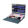 Lenovo Yoga Book 9 14IAH10 , Tidal Teal , 2x14 , OLED , Touchscreen , 2.8K WQXGA+ , 2880 x 1800 pixels , Intel Core Ultra 7 , 255H , 32 GB , Soldered LPDDR5x , Solid-state drive capacity 1000 GB , Intel Arc 140T GPU , Windows 11 Pro , 802.11be , Bluetooth