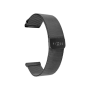 Fixed , Mesh Strap with Quick Release 18mm for smartwatch , Black