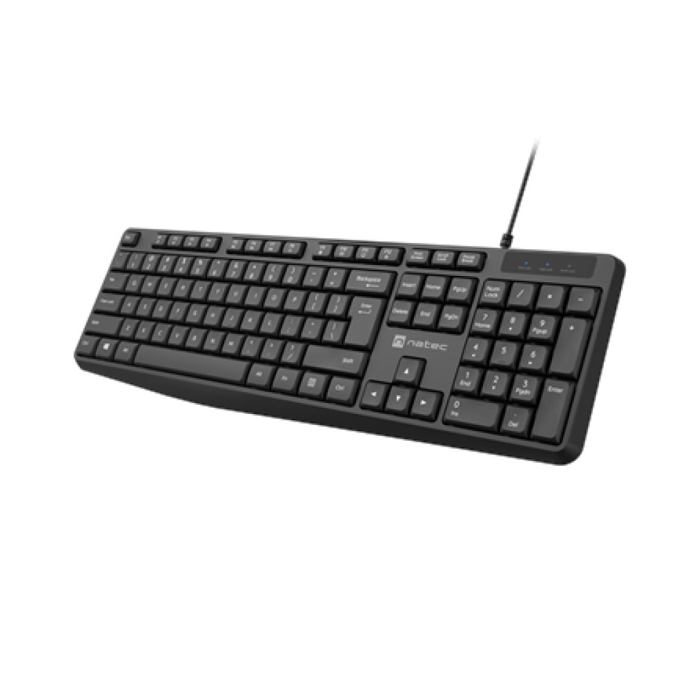 Natec , Keyboard , Nautilus NKL-1950 , Keyboard , Wired , US , Black