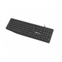 Natec , Keyboard , Nautilus NKL-1950 , Keyboard , Wired , US , Black , USB Type-A , 390 g