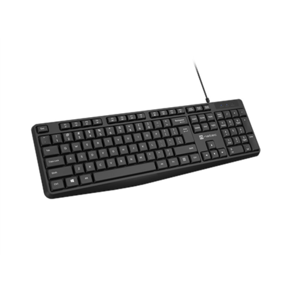 Natec , Keyboard , Nautilus NKL-1950 , Keyboard , Wired , US , Black