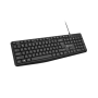 Natec , Keyboard , Nautilus NKL-1950 , Keyboard , Wired , US , Black