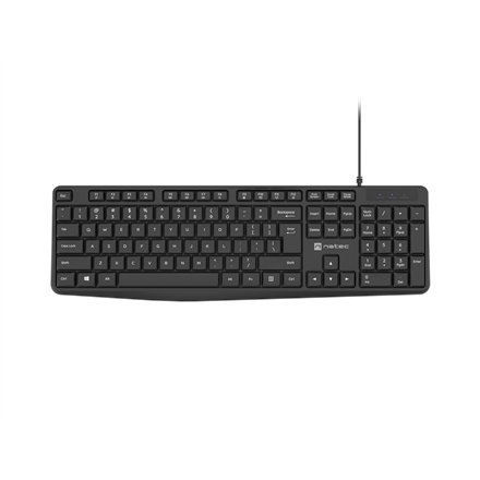 Natec , Keyboard , Nautilus NKL-1950 , Keyboard , Wired , US , Black