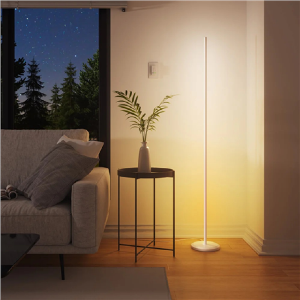 Nanoleaf Floor Lamp Smart Matter WiFi 1700Lm RGBW, White , 22 W , 16M+ colours