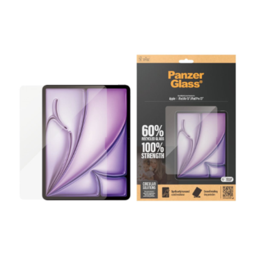 PanzerGlass Ultra-Wide Fit , 2835 , 13 , Screen protector , For Apple iPad Air 13 (2024)/Apple iPad Pro 13 (2024) , Transparent