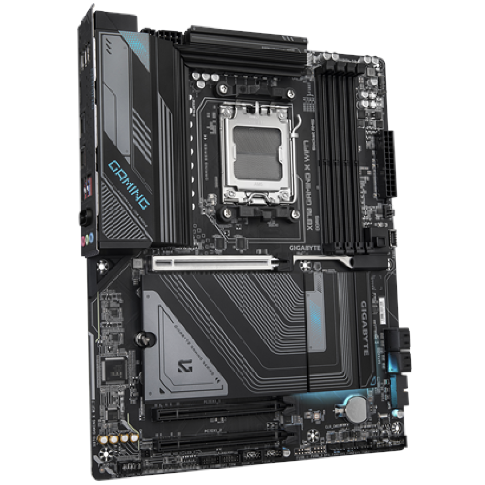 Gigabyte X870 GAMING X WIFI7 , Processor family AMD , Processor socket AM5 , DDR5 DIMM , Supported hard disk drive interfaces SATA, M.2 , Number of SATA connectors 4