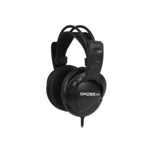 Koss , Headphones DJ Style , UR20 , Wired , On-Ear , Black , Noise canceling