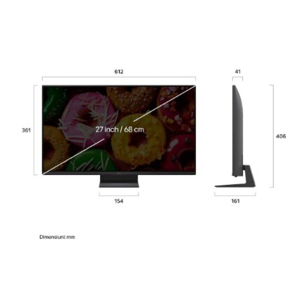LG LED TV , 27LB70003LA , 27 , Smart TV , webOS , FHD , Black