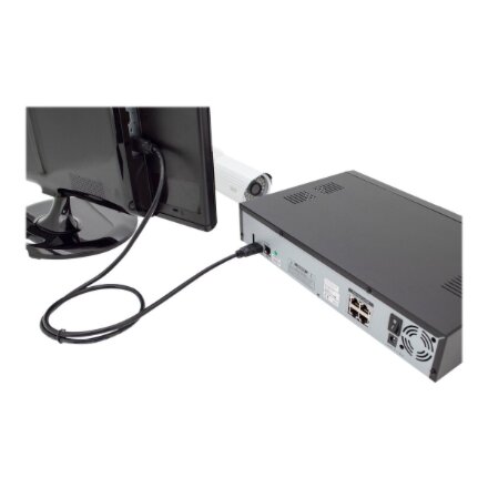 Digitus HDMI High Speed with Ethernet Connection Cable , DB-330123-020-S , 2 m