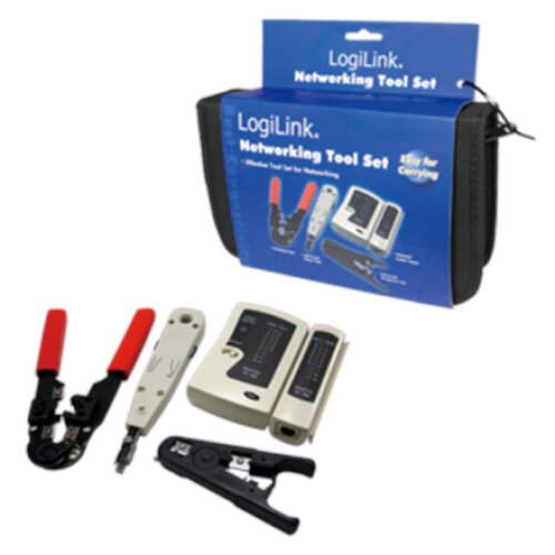 Logilink , Networking Tool Set with Bag, 4 parts