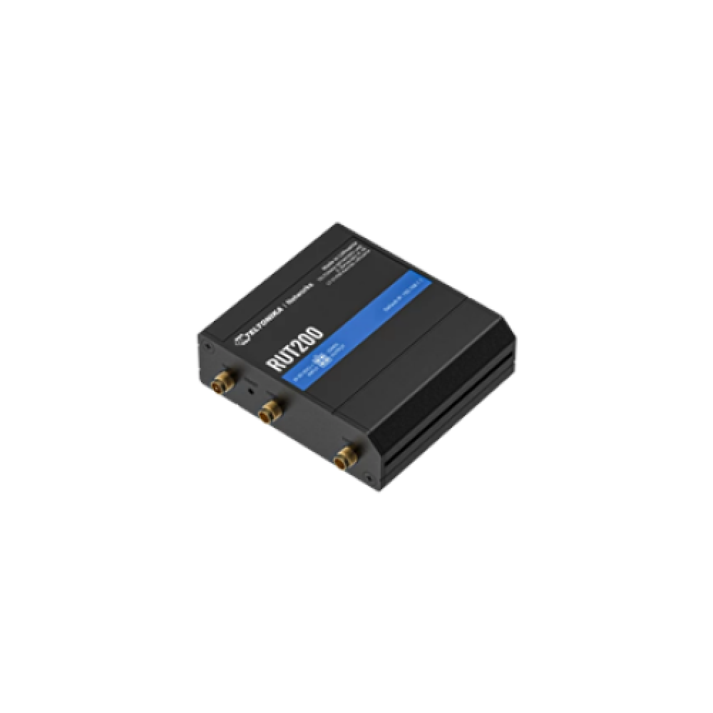 LTE Cat 4 Router , RUT200 , 802.11n , 10/100 Mbit/s , Ethernet LAN (RJ-45) ports 2 , Mesh Support No , MU-MiMO No , 2G/3G/4G