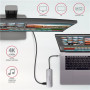 AXAGON SuperSpeed USB-C COMBO 5in1 hub , HMC-HCR3A