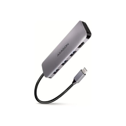 AXAGON SuperSpeed USB-C COMBO 5in1 hub , HMC-HCR3A