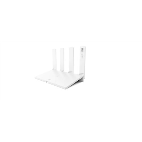 Huawei WiFi AX3 802.11ax 574+2402 Mbit/s 10/100/1000 Mbit/s Ethernet LAN (RJ-45) ports 4 Mesh Support Yes MU-MiMO Yes No mobile broadband Antenna type External