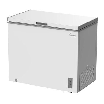 Midea Freezer , MDRC345FZE01 , Energy efficiency class E , Chest , Free standing , Height 85 cm , Total net capacity 249 L , Display , White