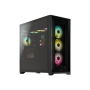 Corsair RGB Computer Case iCUE 5000X Side window Black ATX Power supply included No