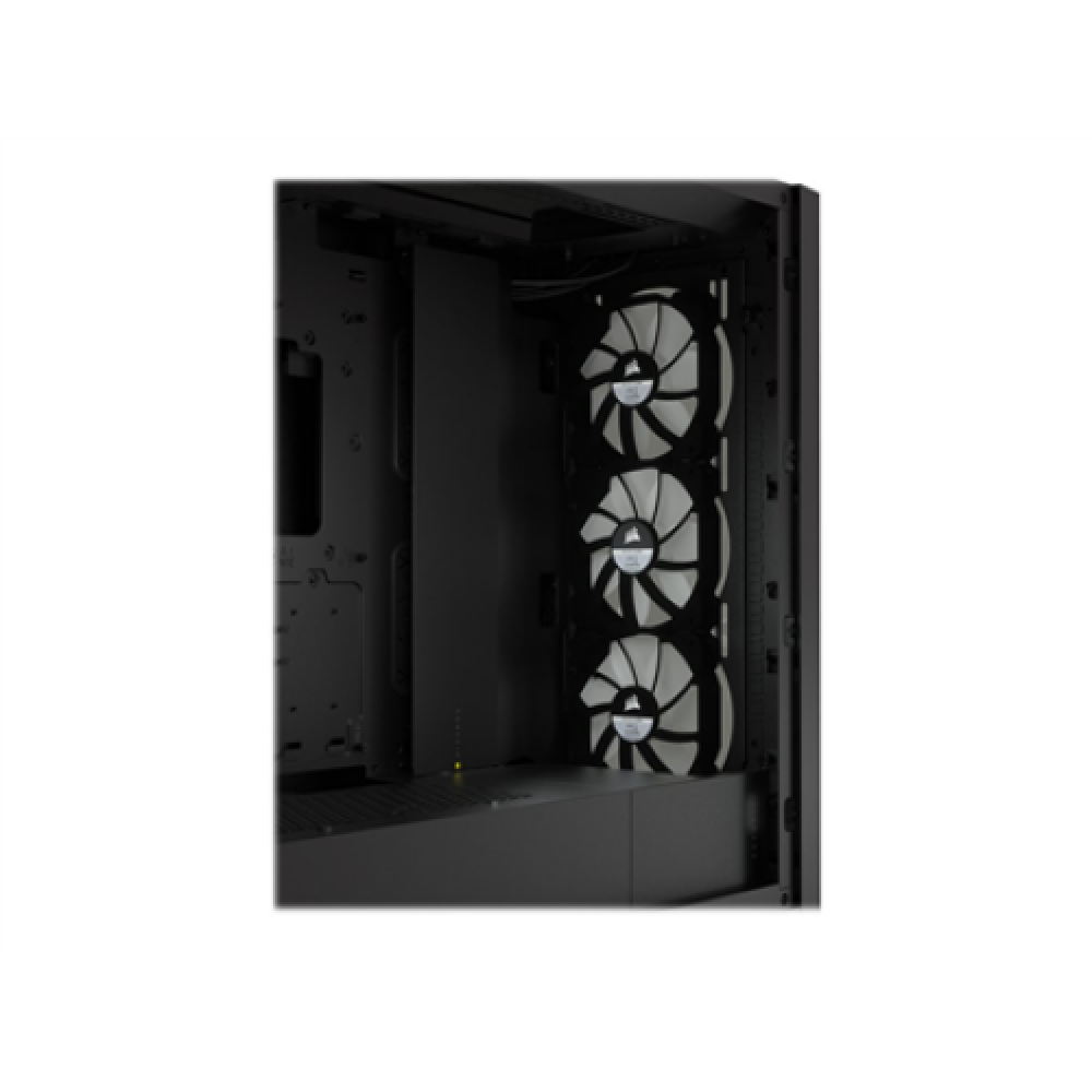 Corsair RGB Computer Case iCUE 5000X Side window Black ATX Power supply included No
