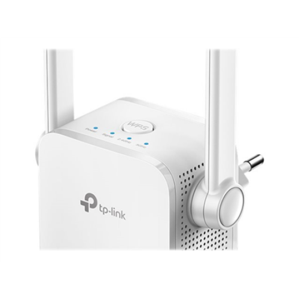 TP-LINK , Extender , RE305 , 802.11ac , 2.4GHz/5GHz , 300+867 Mbit/s , 10/100 Mbit/s , Ethernet LAN (RJ-45) ports 1 , MU-MiMO No , no PoE , Antenna type 2xExternal