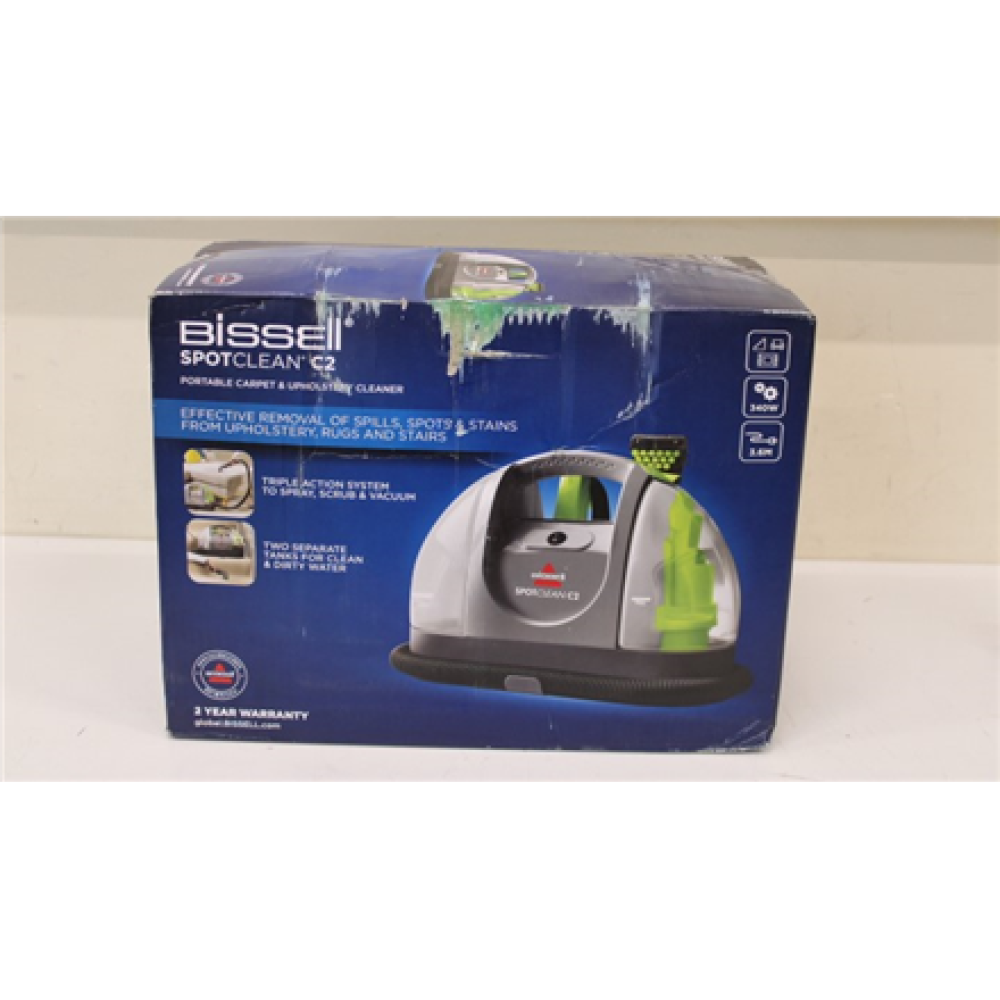 SALE OUT. Bissell SPOTCLEAN C2 Portable Carpet & Upholstery Cleaner, Titanium, Silver Gray&Cha Cha Lime , Bissell , Carpet and Upholstery Cleaner , 20671 SpotClean C2 , Corded operating , 340 W , Titanium/Silver Gray/Cha Cha Lime , Warranty 24 mon