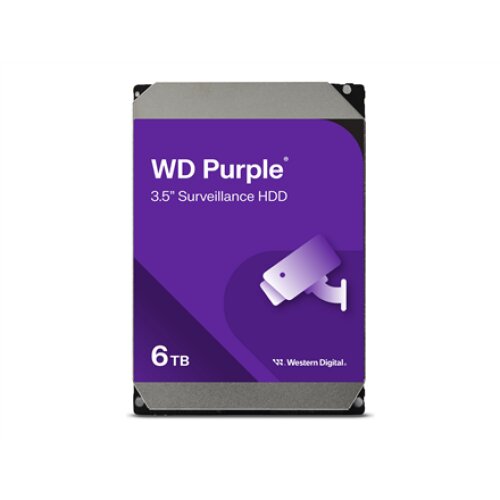 Western Digital , Hard Drive , Purple WD64PURZ , 5460 RPM , 6000 GB