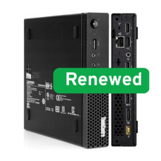 Lenovo- , RENEW , Grade B , ThinkCentre M715q Desktop Mini PC , AMD Ryzen 5 , 2400GE , 8 GB , SSD , 256 GB , AMD Radeon Vega 11 Graphics , Windows 11 Pro , 12 month(s)