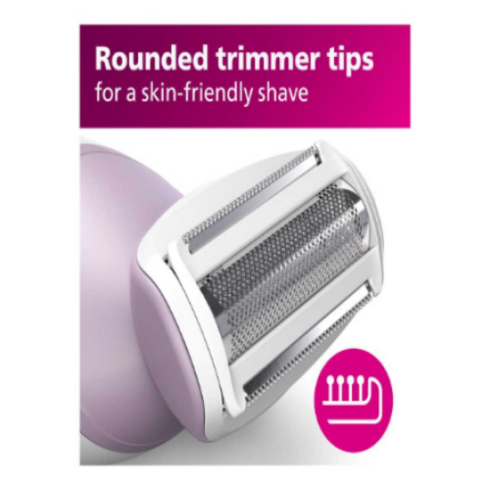 Philips , Cordless Shaver , BRL136/00 Series 6000 , Operating time (max) 40 min , Wet & Dry , NiMH , White/Purple