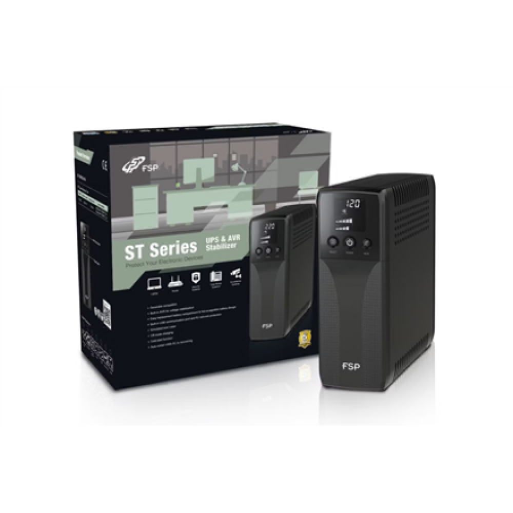 Fortron , UPS and AVR Stabilizer , ST 850 , 850 VA , 510 W , 220-240 V