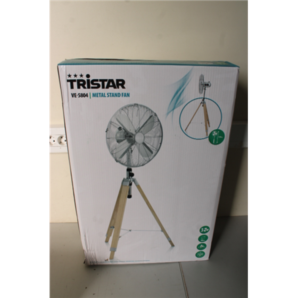 SALE OUT. Tristar VE-5804 Metal Stand Fan, White , Tristar VE-5804 , Stand Fan , DAMAGED PACKAGING, SCRATCHED , White , Diameter 40 cm , Number of speeds 3 , Oscillation , 50 W