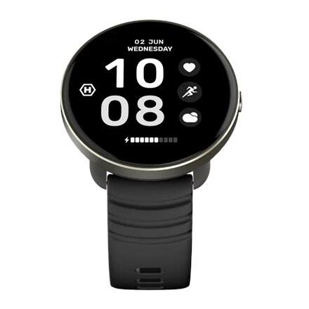 Hammer , Ventus , Smart watch , GPS (satellite) , AMOLED , 1.32 , Black