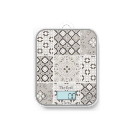 TEFAL Electronic Kitchen Scale , Optiss BC50D6V0 , Graduation 0.5/1 g , Display type LCD , Mozaic Decor