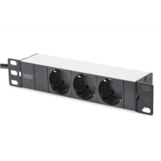 Digitus 10 Network Set, 6U cabinet, shelf, PDU, 8-port switch, CAT 6 patch panel, Grey , Digitus , Network Set , DN-10-SET-1