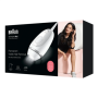 Braun , Epilator , PL1124 Silk-expert Mini IPL , Bulb lifetime (flashes) 300.000 , Number of power levels 3 , White