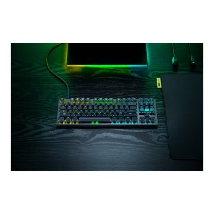 Razer Huntsman V3 Tenkeyless 8KHz , Gaming keyboard , Wired , US , Razer Analog Optical Switch Gen-2 , Black