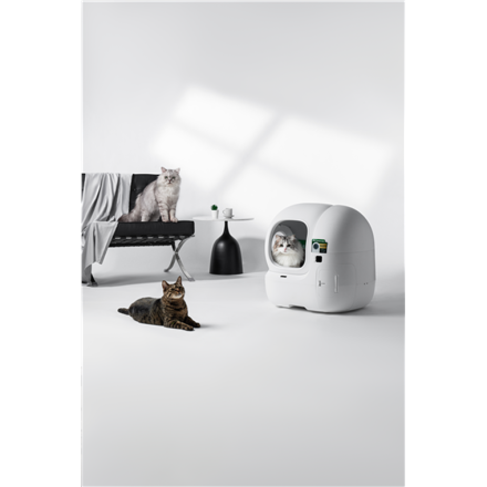 PETKIT Automatic Cat Litter Box , Purobot Max Pro 2 , White