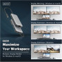 Digitus USB-C docking station, 8-port , DA-70915 , Ethernet LAN (RJ-45) ports 1 , HDMI ports quantity 2