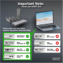 Digitus USB-C docking station, 8-port , DA-70915 , Ethernet LAN (RJ-45) ports 1 , HDMI ports quantity 2