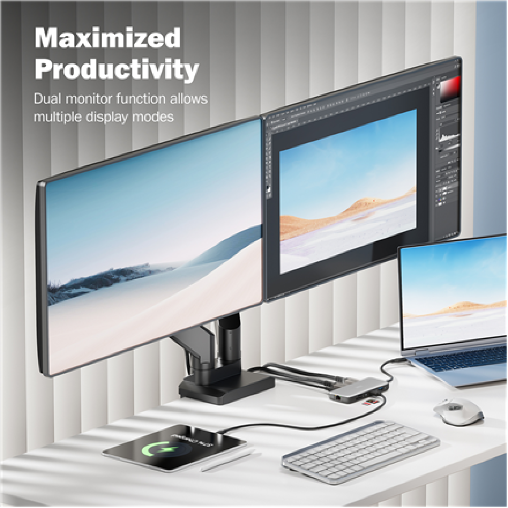 Digitus USB-C docking station, 8-port , DA-70915 , Ethernet LAN (RJ-45) ports 1 , HDMI ports quantity 2