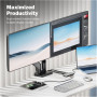 Digitus USB-C docking station, 8-port , DA-70915 , Ethernet LAN (RJ-45) ports 1 , HDMI ports quantity 2