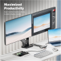 Digitus USB-C docking station, 8-port , DA-70915 , Ethernet LAN (RJ-45) ports 1 , HDMI ports quantity 2