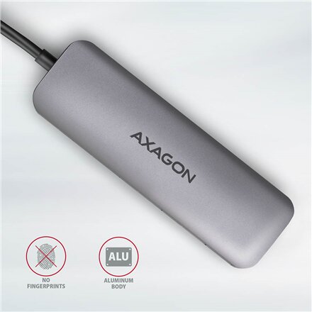 AXAGON SuperSpeed USB-C COMBO 5in1 Hub , HMC-5
