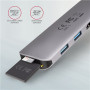 AXAGON SuperSpeed USB-C COMBO 5in1 Hub , HMC-5