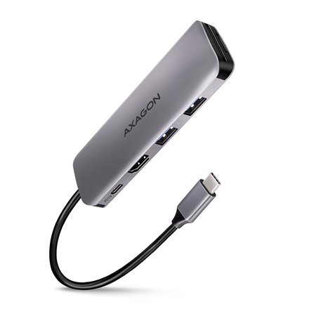 AXAGON SuperSpeed USB-C COMBO 5in1 Hub , HMC-5