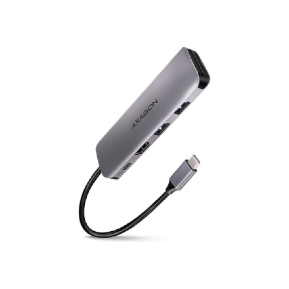 AXAGON SuperSpeed USB-C COMBO 5in1 Hub , HMC-5