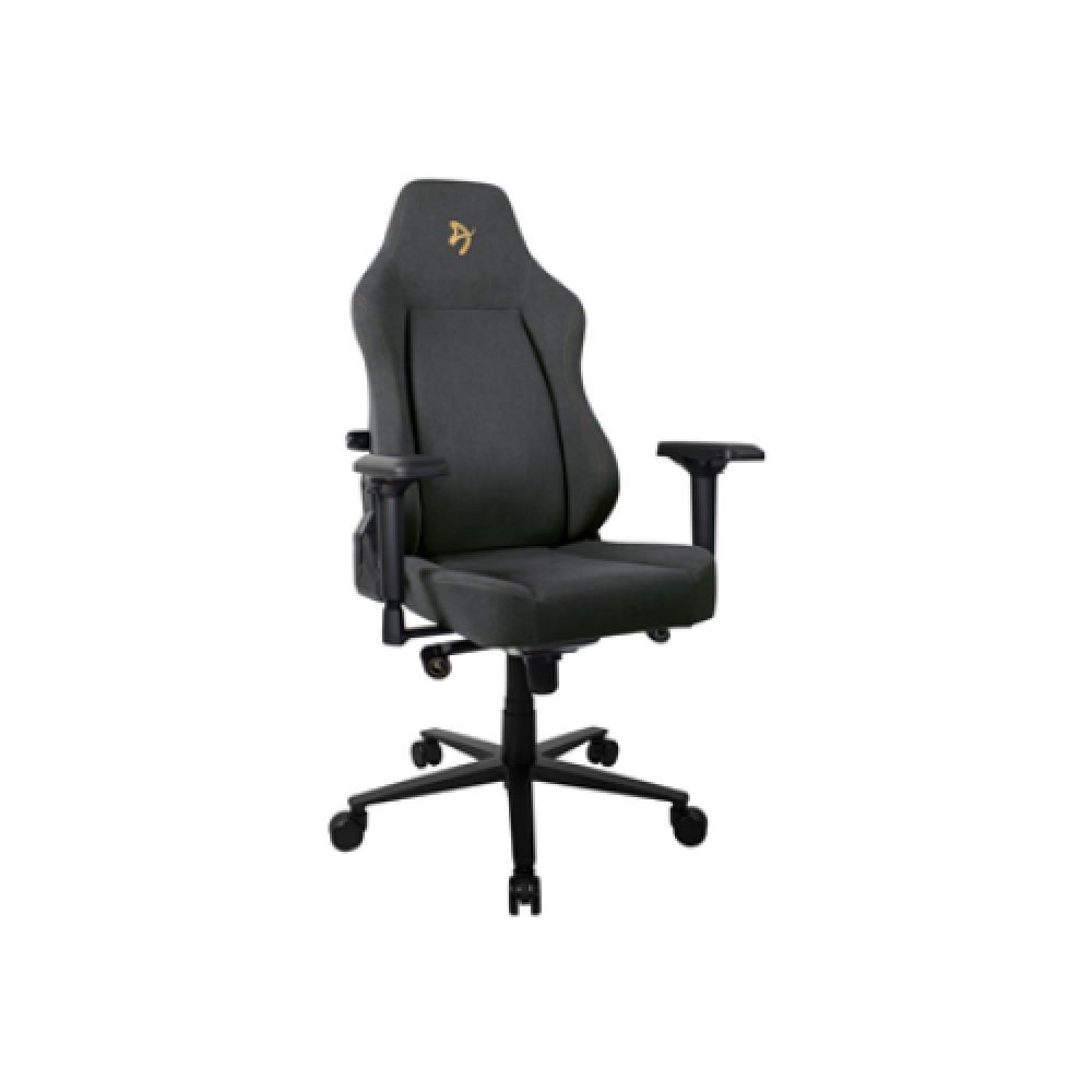 Arozzi Gaming Chair Primo Woven Fabric Black/Grey/Gold logo