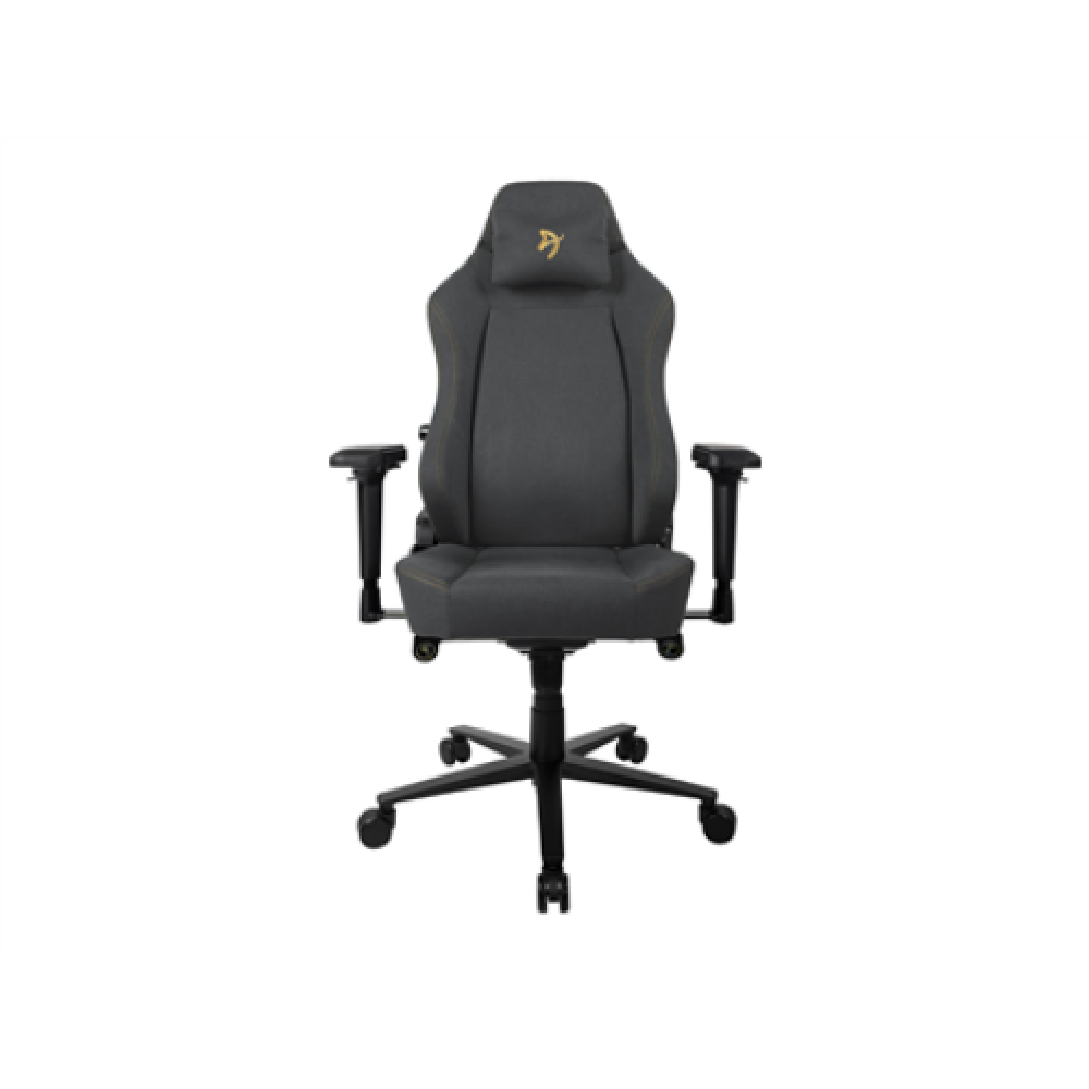 Arozzi Gaming Chair Primo Woven Fabric Black/Grey/Gold logo