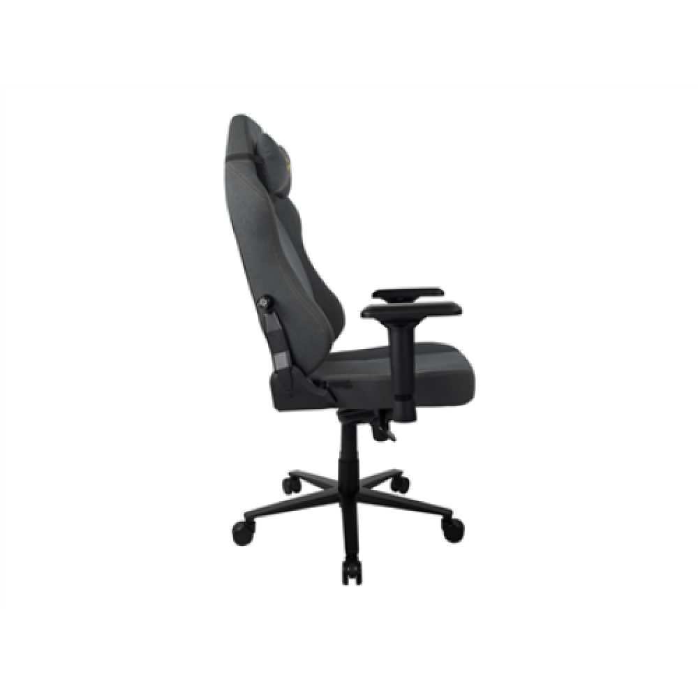 Arozzi Gaming Chair Primo Woven Fabric Black/Grey/Gold logo