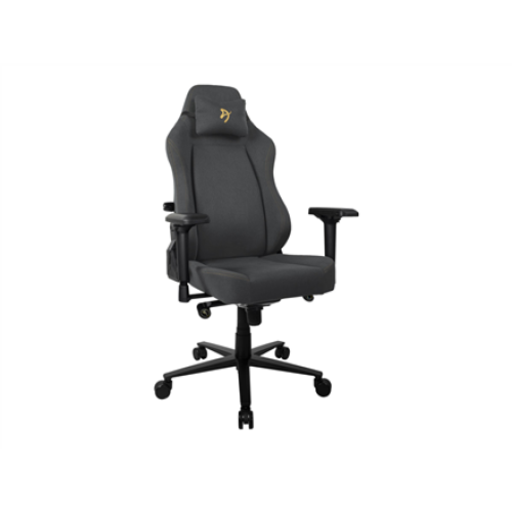 Arozzi Gaming Chair Primo Woven Fabric Black/Grey/Gold logo
