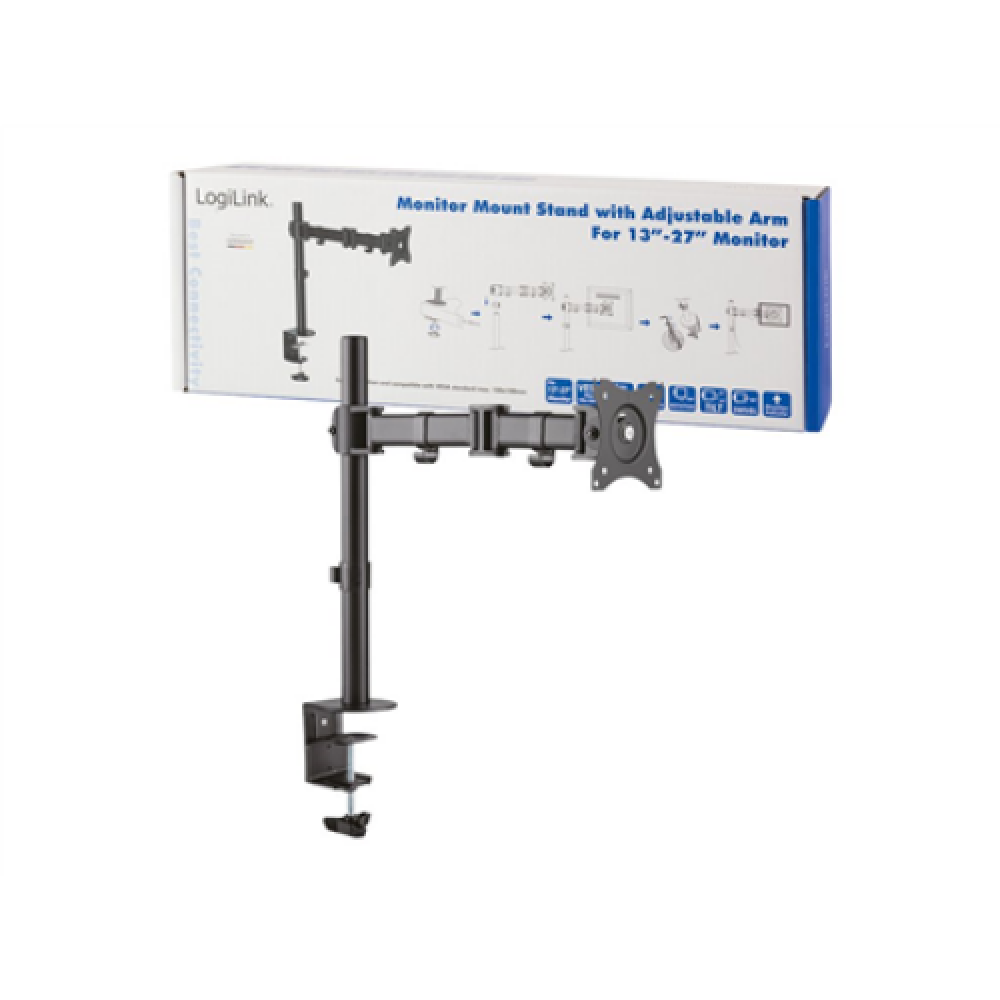 Logilink , Desk Mount , BP0021 , 13-27 , Maximum weight (capacity) 8 kg